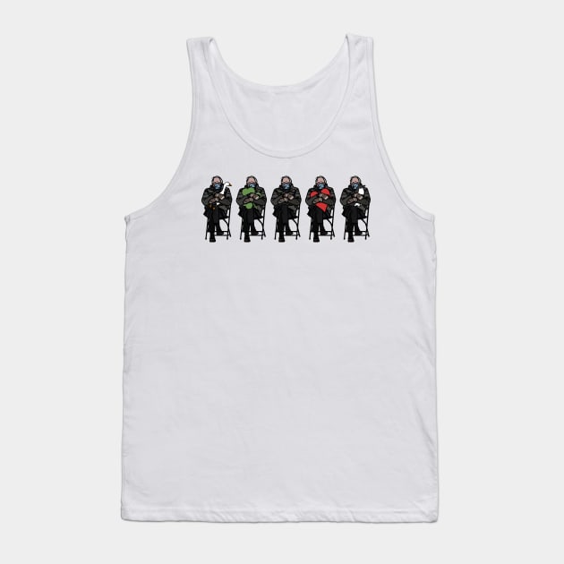 Five Bernie Sanders Holding Things Tank Top by ellenhenryart